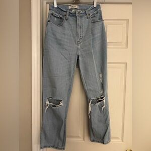 Abercrombie & Fitch | Curve Love-Ultra High Rise Ankle Straight Jean | Size 27/4